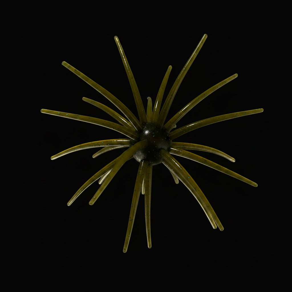 JERKIN URCHIN 25mm - GREEN PUMPKIN BLUE FLAKE